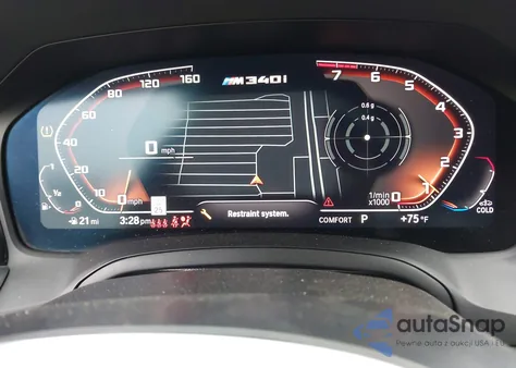 2020 BMW 3 Series M340I from USA, damaged, VIN WBA5U7C03LFH50749